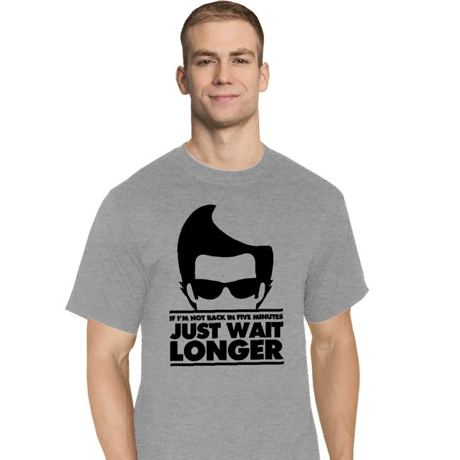 Secret_Shirts T-Shirts, Tall / Large / Sports Grey Just Wait Longer