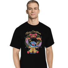 Load image into Gallery viewer, Daily_Deal_Shirts T-Shirts, Tall / Large / Black Stitch Xmas
