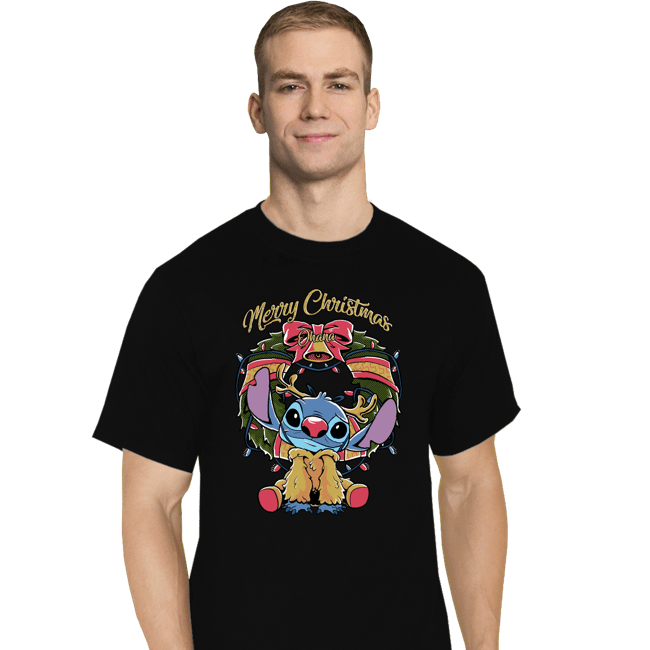 Daily_Deal_Shirts T-Shirts, Tall / Large / Black Stitch Xmas