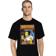 Load image into Gallery viewer, Daily_Deal_Shirts T-Shirts, Tall / Large / Black Beer Fiction
