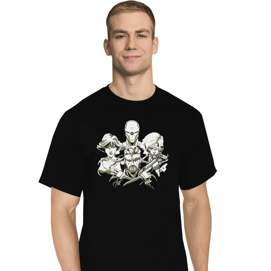 Shirts T-Shirts, Tall / Large / Black Metal Gear Rhapsody