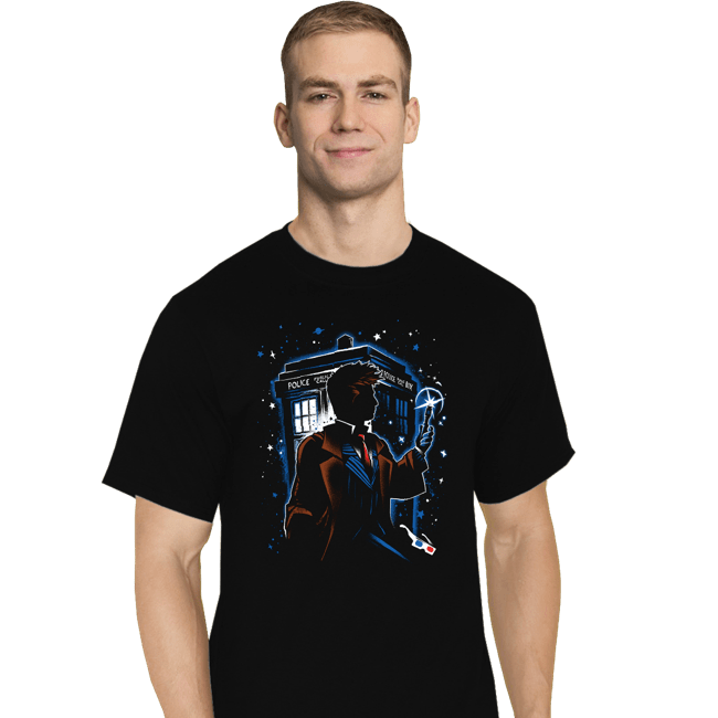 Secret_Shirts T-Shirts, Tall / Large / Black The Tenth Doctor