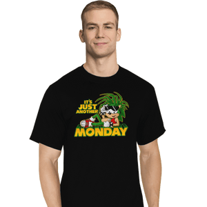 Shirts T-Shirts, Tall / Large / Black Manic Monday