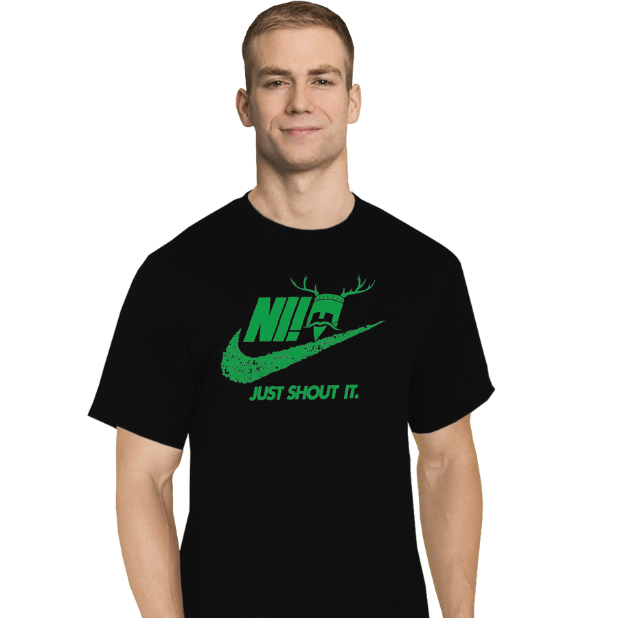 Shirts T-Shirts, Tall / Large / Black Just Shout It
