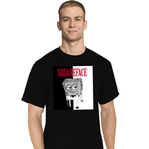 Shirts T-Shirts, Tall / Large / Black Squareface