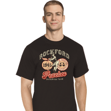 Load image into Gallery viewer, Daily_Deal_Shirts T-Shirts, Tall / Large / Black Rockford Peaches
