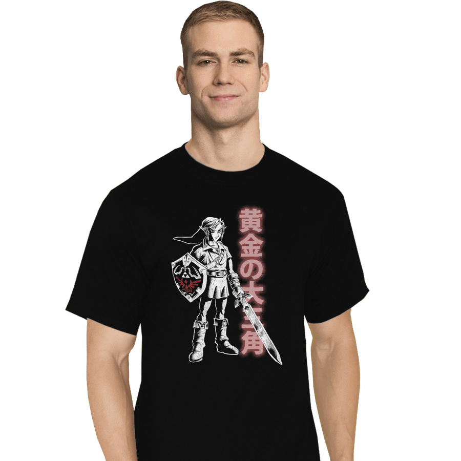 Shirts T-Shirts, Tall / Large / Black Link, Hero of Time
