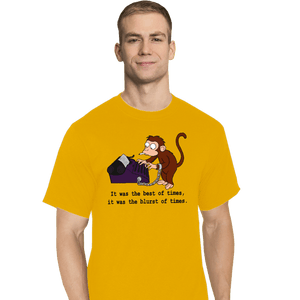 Secret_Shirts T-Shirts, Tall / Large / White Blurst Of Times