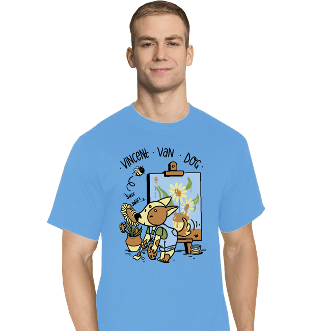 Daily_Deal_Shirts T-Shirts, Tall / Large / Royal Blue Vincent Van Dog