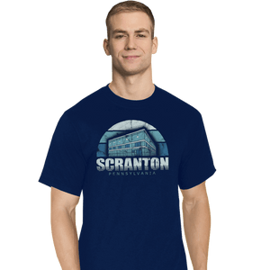 Shirts T-Shirts, Tall / Large / Navy Vintage Scranton