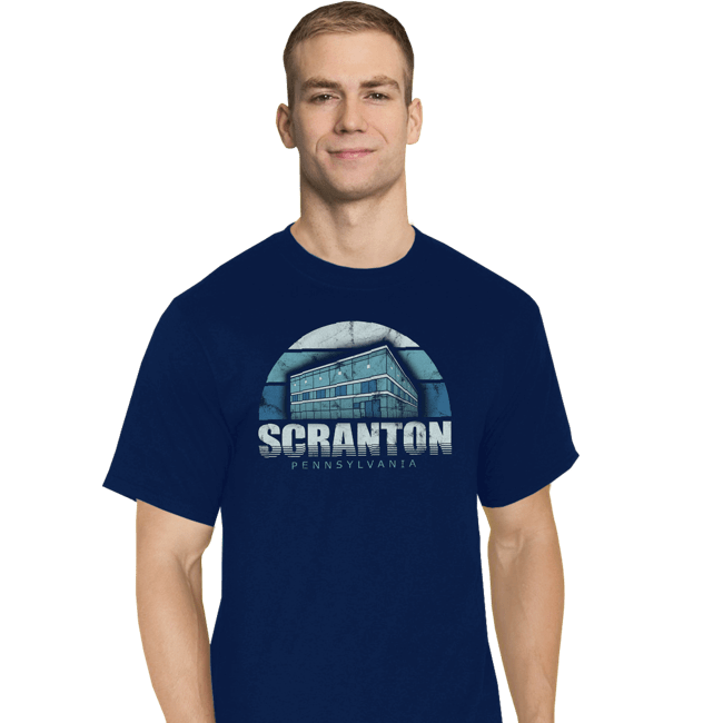 Shirts T-Shirts, Tall / Large / Navy Vintage Scranton