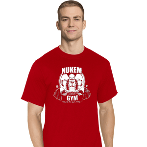 Shirts T-Shirts, Tall / Large / Red Nukem Gym