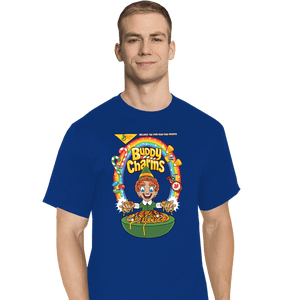 Daily_Deal_Shirts T-Shirts, Tall / Large / Royal Blue Buddy Charms