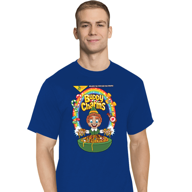 Daily_Deal_Shirts T-Shirts, Tall / Large / Royal Blue Buddy Charms