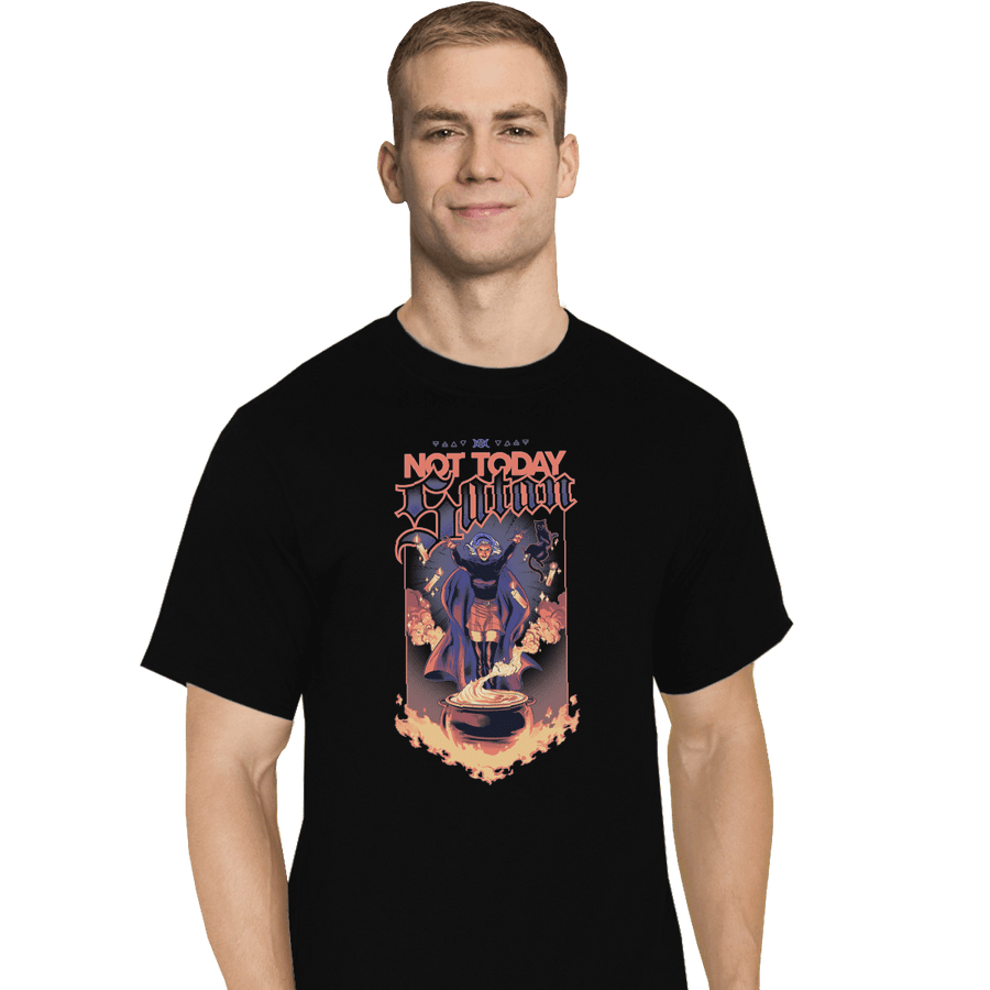 Shirts T-Shirts, Tall / Large / Black Not Today Sabrina