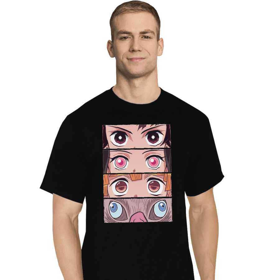 Shirts T-Shirts, Tall / Large / Black Demon Eyes