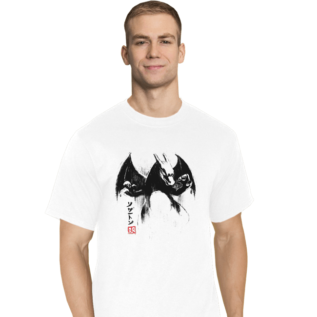 Shirts T-Shirts, Tall / Large / White Char Ink