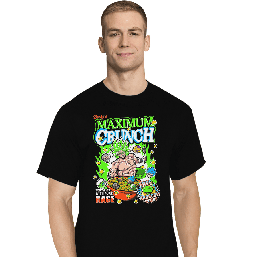 Shirts T-Shirts, Tall / Large / Black Maximum Crunch