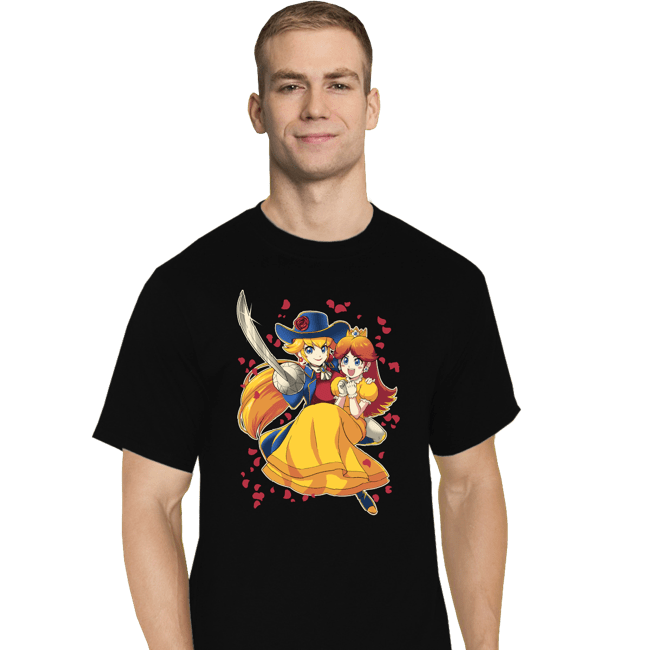 Daily_Deal_Shirts T-Shirts, Tall / Large / Black Princess Rescue