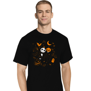 Daily_Deal_Shirts T-Shirts, Tall / Large / Black The King Of Halloween