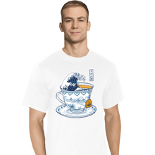 Load image into Gallery viewer, Shirts T-Shirts, Tall / Large / White The Great Kanagawa Tea
