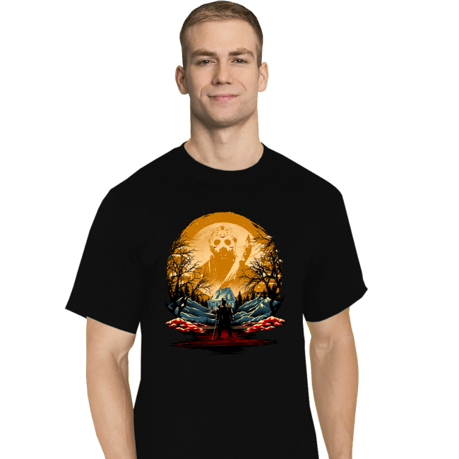 Daily_Deal_Shirts T-Shirts, Tall / Large / Black Jason's Attack