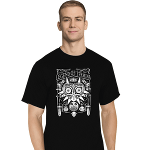 Shirts T-Shirts, Tall / Large / Black The Legend Of Termina Banner