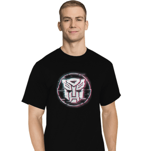 Shirts T-Shirts, Tall / Large / Black Autobots Glitch