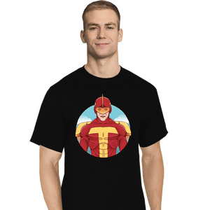 Shirts T-Shirts, Tall / Large / Black Turbo Man