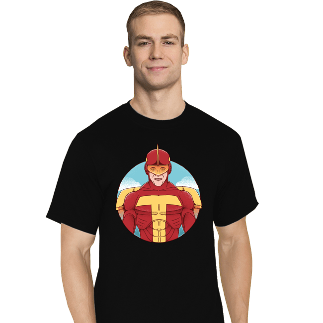 Shirts T-Shirts, Tall / Large / Black Turbo Man