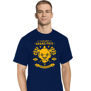 Shirts T-Shirts, Tall / Large / Navy Chocobo Grand Prix