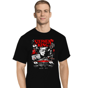 Daily_Deal_Shirts T-Shirts, Tall / Large / Black King Of Horror