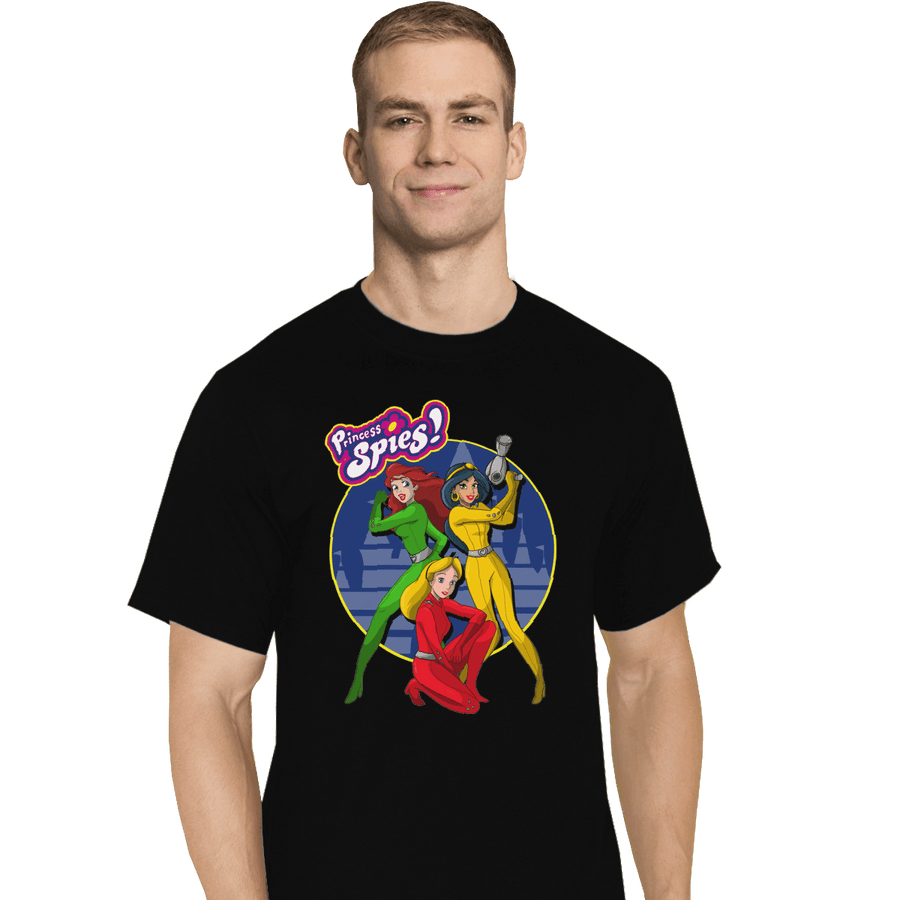 Shirts T-Shirts, Tall / Large / Black Princess Spies!