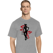 Load image into Gallery viewer, Shirts T-Shirts, Tall / Large / Sports Grey Crimson Jolyne Cujoh
