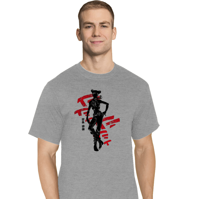 Shirts T-Shirts, Tall / Large / Sports Grey Crimson Jolyne Cujoh