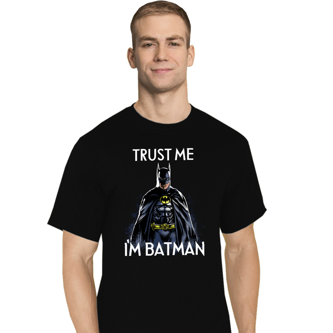 Secret_Shirts T-Shirts, Tall / Large / Black Trust The Bat