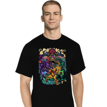 Load image into Gallery viewer, Daily_Deal_Shirts T-Shirts, Tall / Large / Black Metroid Tribute
