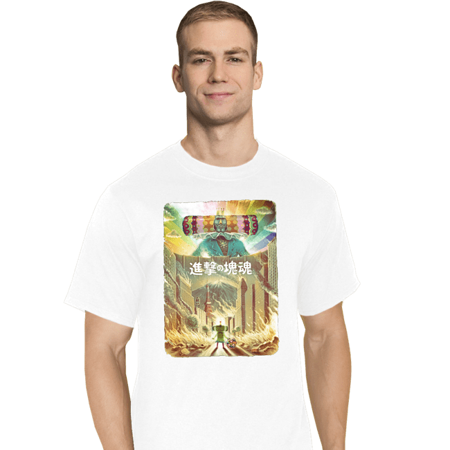 Daily_Deal_Shirts T-Shirts, Tall / Large / White Attack On Katamari