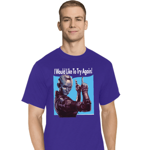 Shirts T-Shirts, Tall / Large / Royal Nebula Can Do It