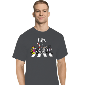 Daily_Deal_Shirts T-Shirts, Tall / Large / Charcoal The Cats