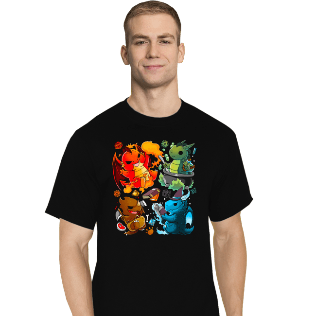 Shirts T-Shirts, Tall / Large / Black Dragon Roleplay