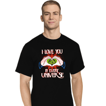 Load image into Gallery viewer, Daily_Deal_Shirts T-Shirts, Tall / Large / Black I Love You In Every Universe
