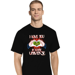 Daily_Deal_Shirts T-Shirts, Tall / Large / Black I Love You In Every Universe