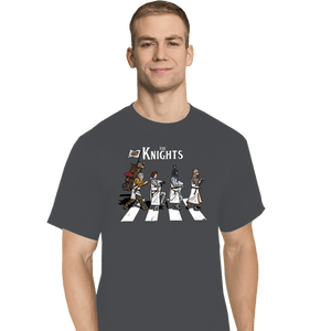 Daily_Deal_Shirts T-Shirts, Tall / Large / Charcoal The Knights Road