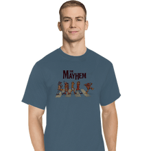Load image into Gallery viewer, Daily_Deal_Shirts T-Shirts, Tall / Large / Indigo Blue The Mayhem
