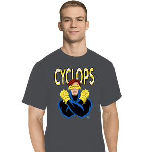 Daily_Deal_Shirts T-Shirts, Tall / Large / Charcoal Cyclops 97