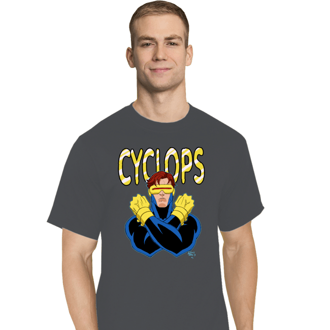Daily_Deal_Shirts T-Shirts, Tall / Large / Charcoal Cyclops 97