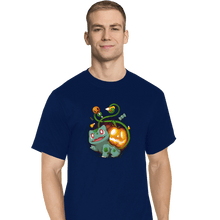 Load image into Gallery viewer, Secret_Shirts T-Shirts, Tall / Large / Navy Bulpumpkin
