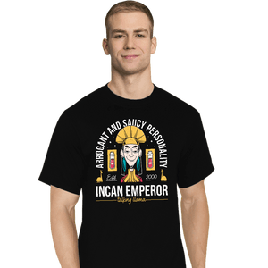 Daily_Deal_Shirts T-Shirts, Tall / Large / Black Incan Emperor