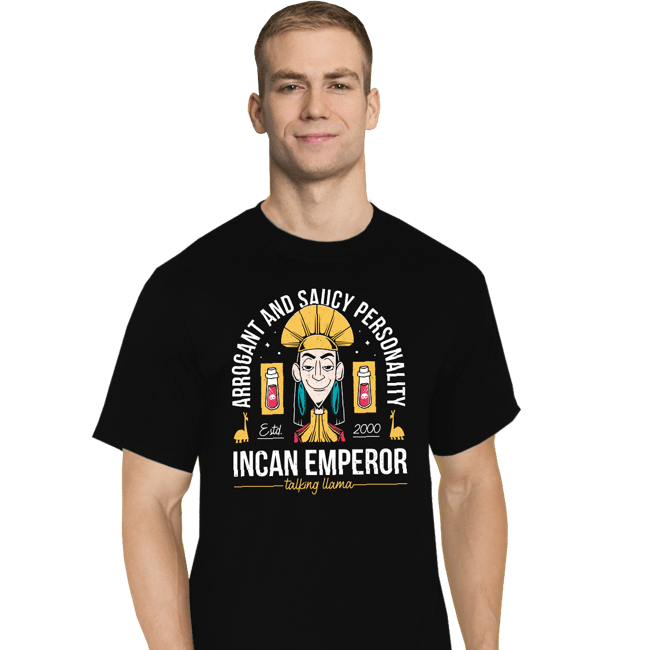 Daily_Deal_Shirts T-Shirts, Tall / Large / Black Incan Emperor